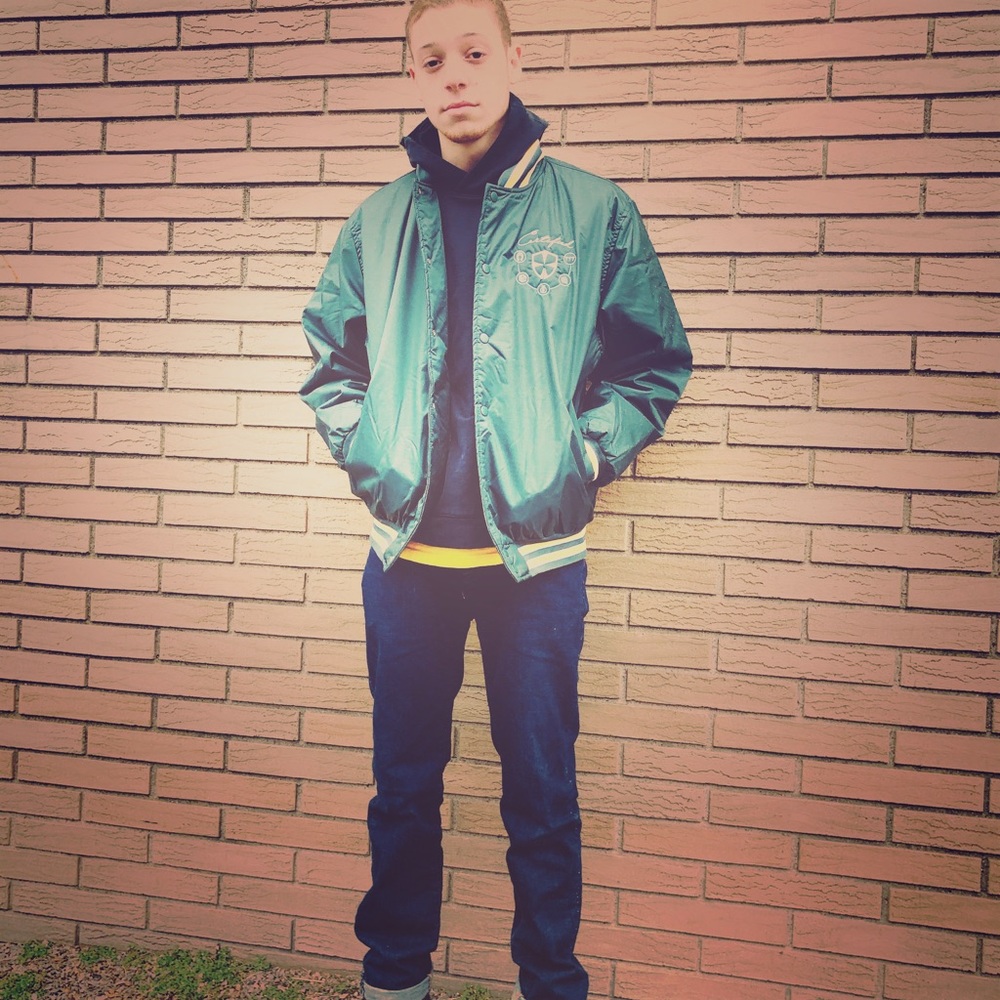 “Certified Lucky” Designer Bomber Jacket